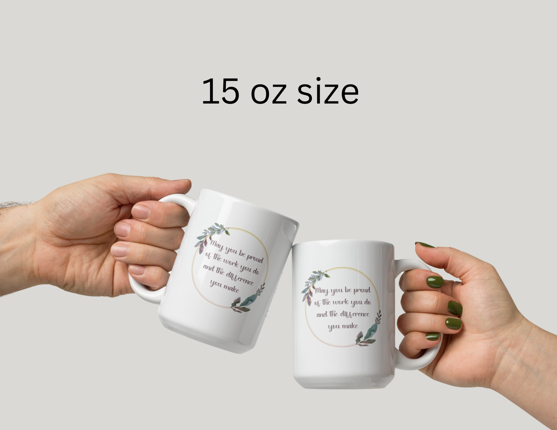 Personalized White Ceramic Mug – "Proud of the Work You Do" Quote – Ideal Gift for Teachers & Therapists Affordable ABA Materials