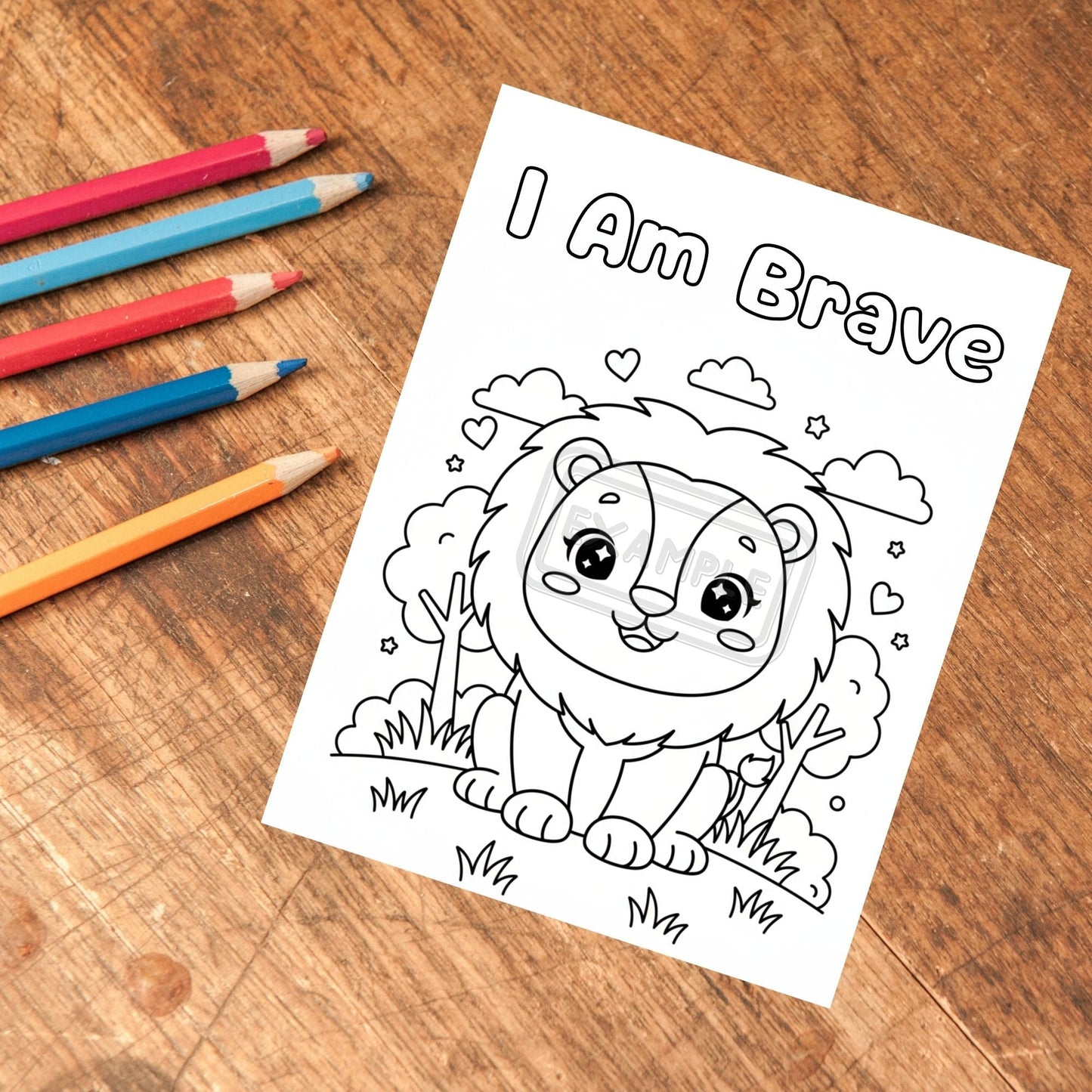 Little Affirmations Coloring Book – Printable Positive Coloring Pages for Kids (20 Sheets) Affordable ABA Materials
