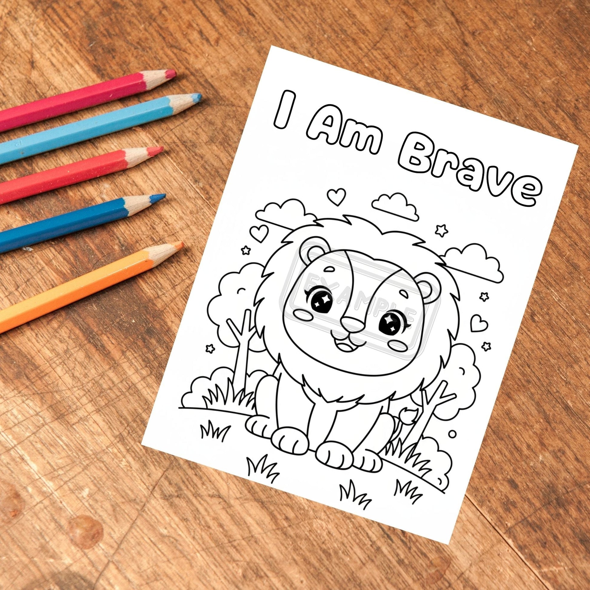 Little Affirmations Coloring Book – Printable Positive Coloring Pages for Kids (20 Sheets) Affordable ABA Materials