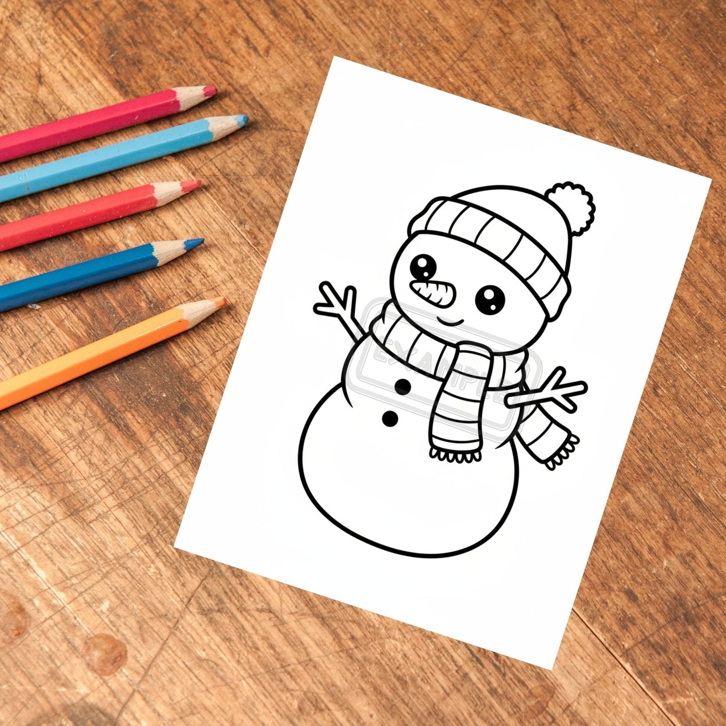 Jolly Holiday Friends Kawaii Christmas Coloring Pages – 20 Printable PDF Sheets Affordable ABA Materials
