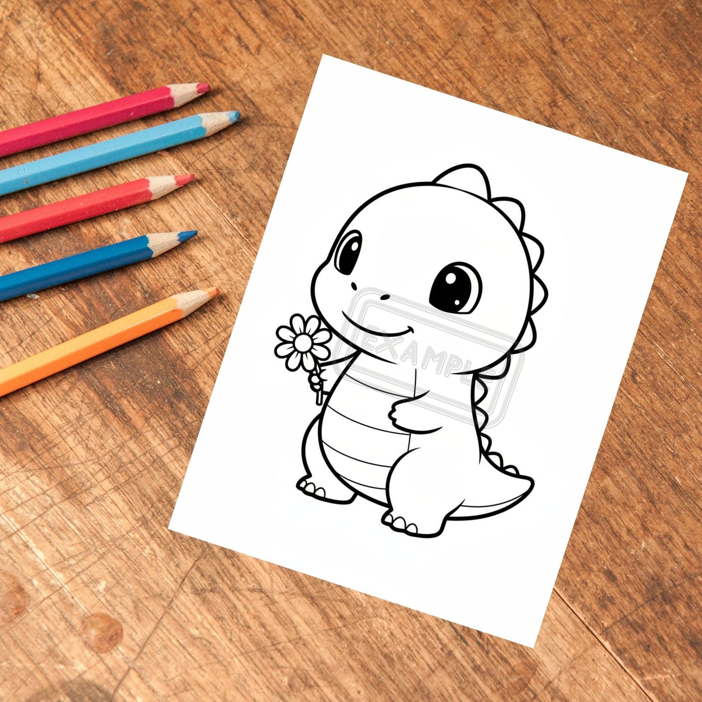 Dino Friends Printable Coloring Book – 20 Kawaii Dinosaur Pages (PDF Download) Affordable ABA Materials