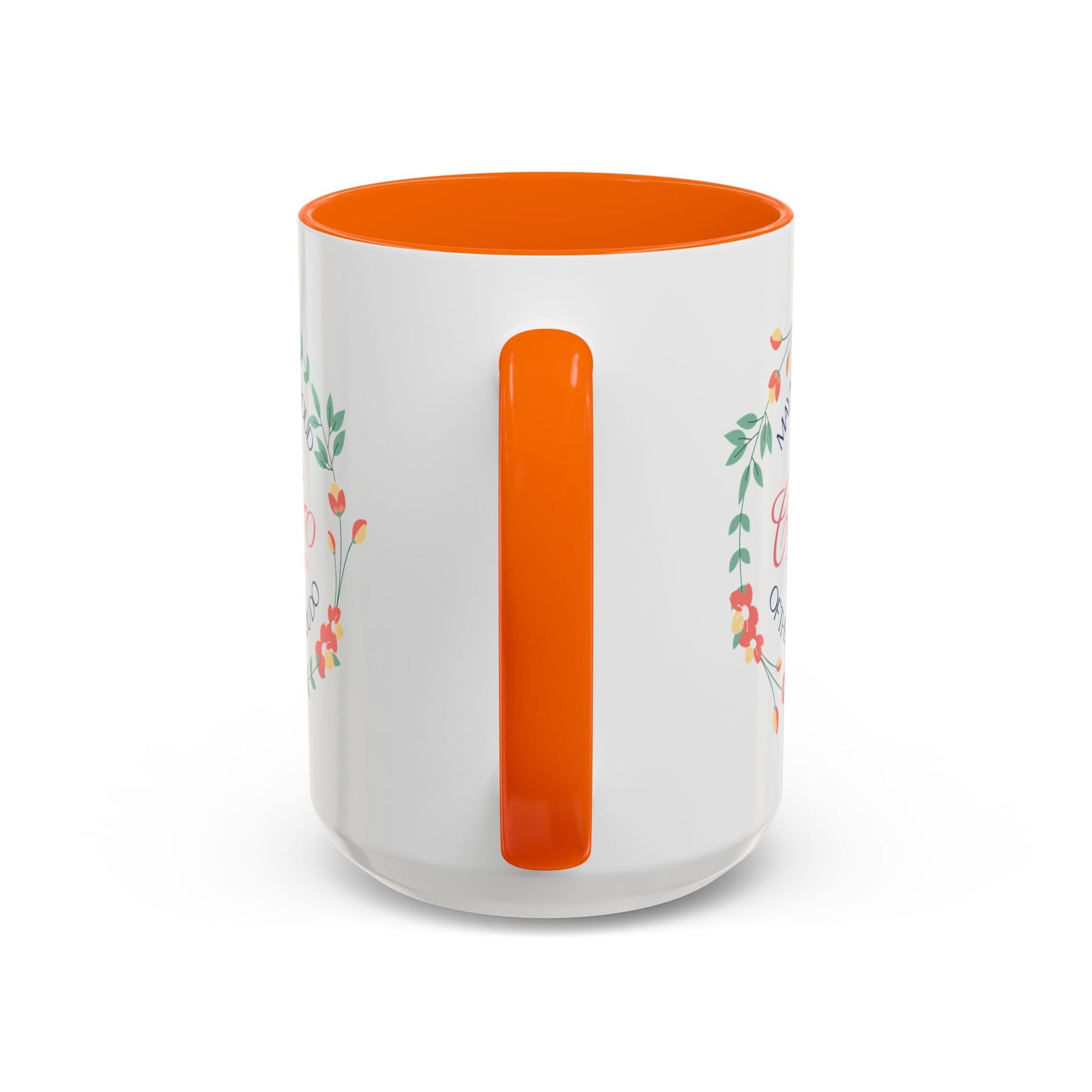 Personalized “May You Be Proud” Floral Accent Mug – Custom Name Gift for Teachers, Mentors & Helpers Affordable ABA Materials