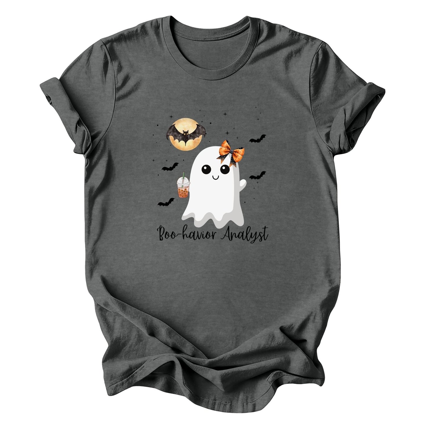 Cute Halloween Ghost Unisex Shirt for Behavior Analysts Printify