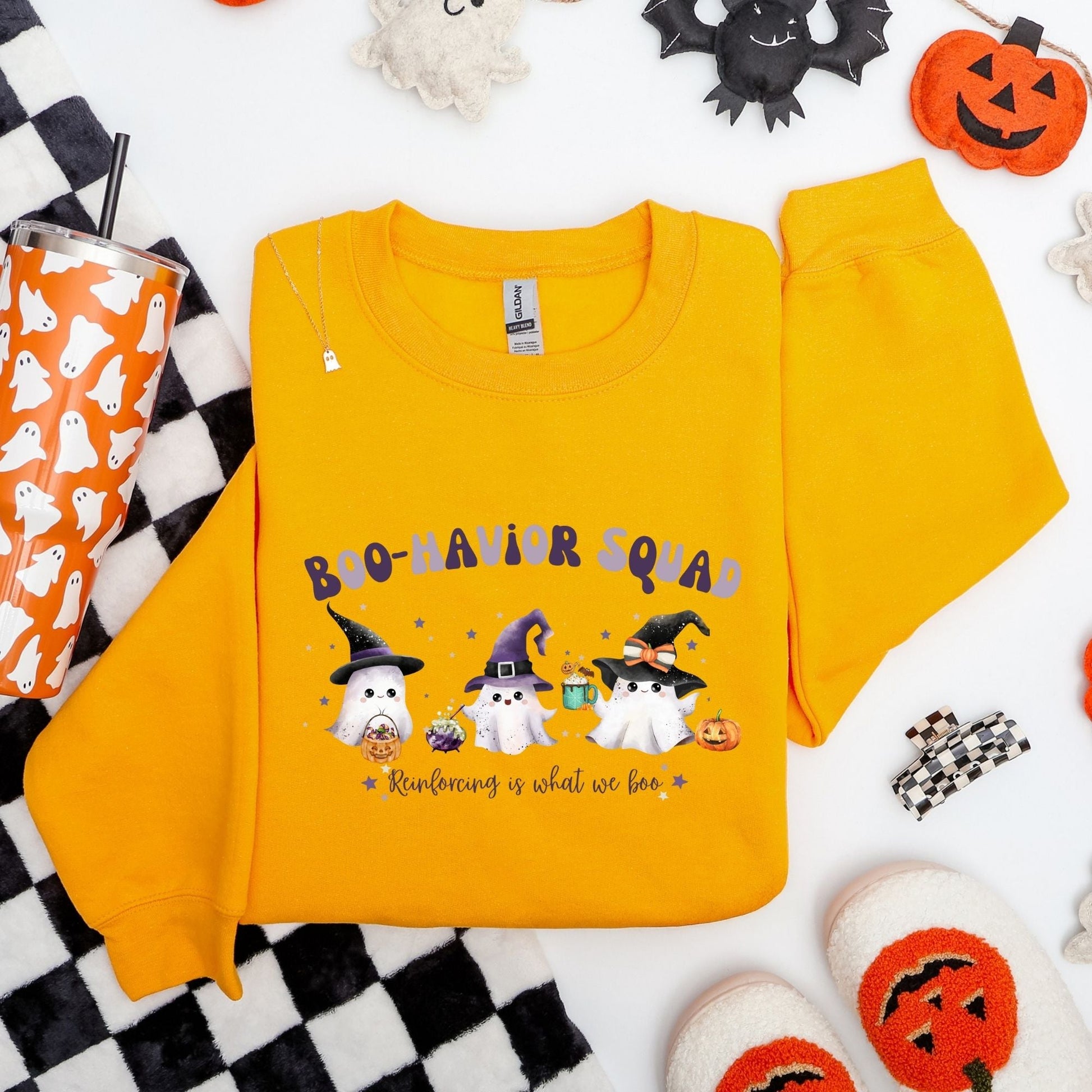 Boo-havior Squad Sweatshirt – ABA Team Unisex Sweater Gift for Behavior Analysts & Technicians Affordable ABA Materials