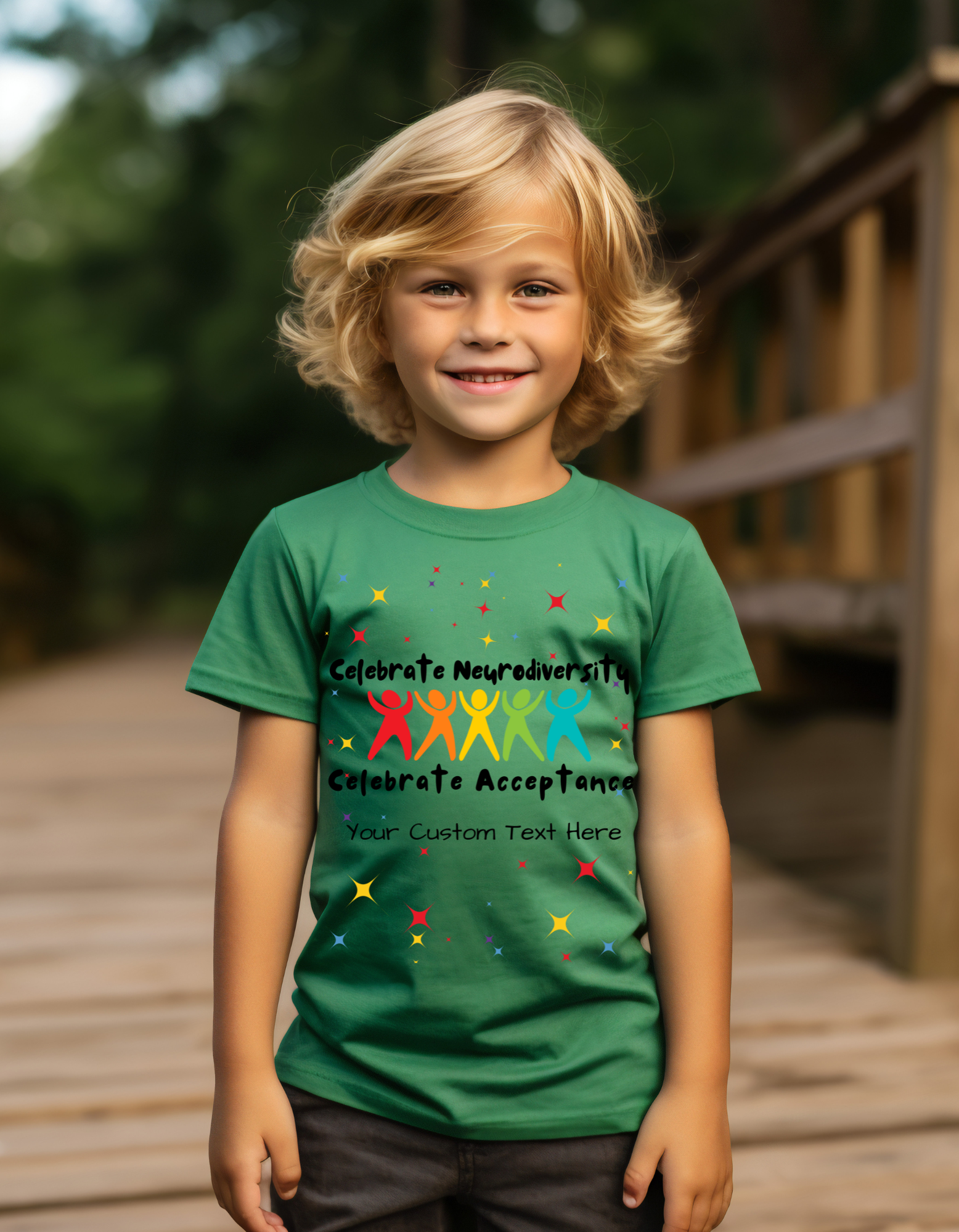 Autism Team Walk Shirt Unisex Design-Custom Neurodiversity Acceptance Tee for Kids Affordable ABA Materials