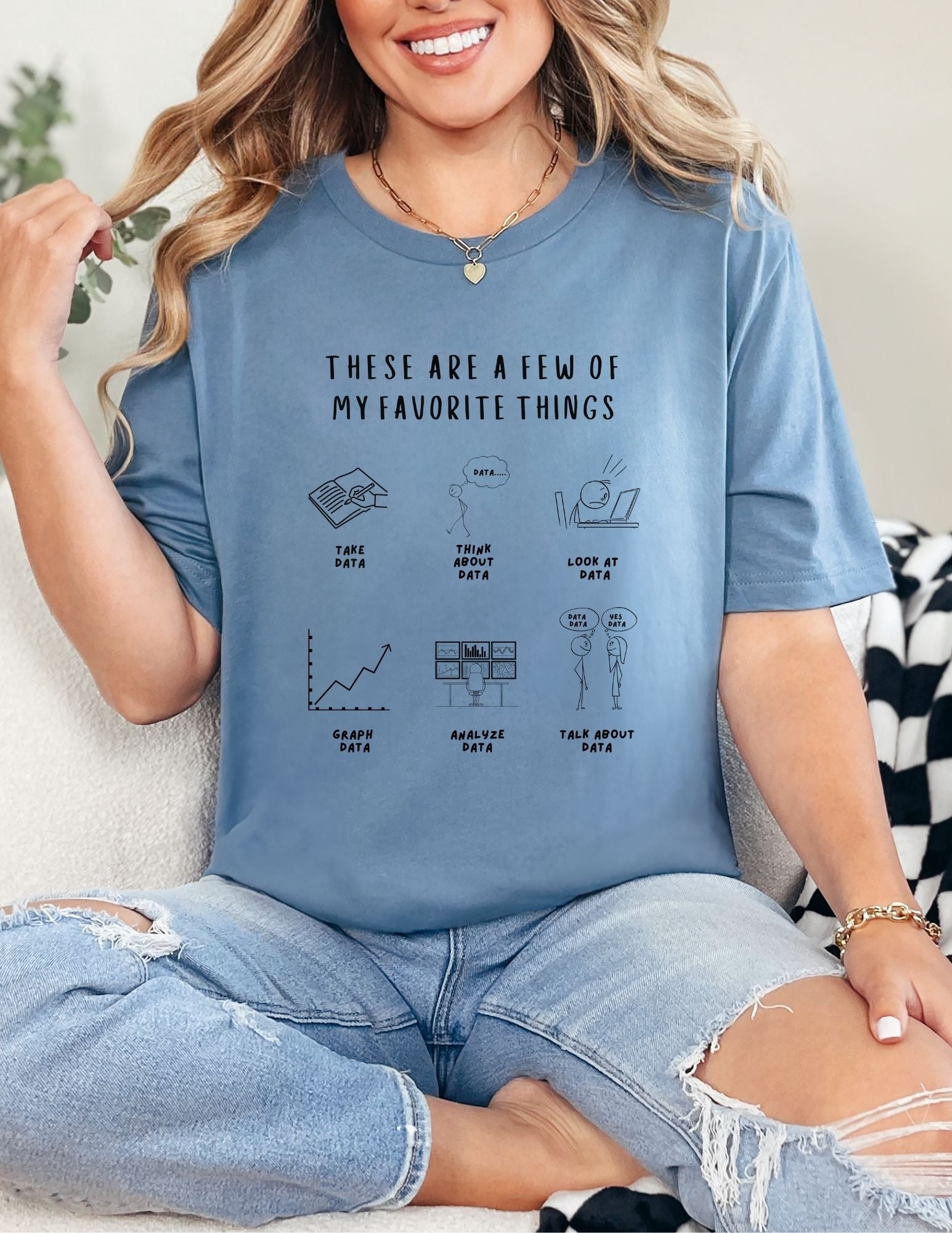 Funny ABA Shirt -Data T-Shirt Featuring My Favorite Things Affordable ABA Materials