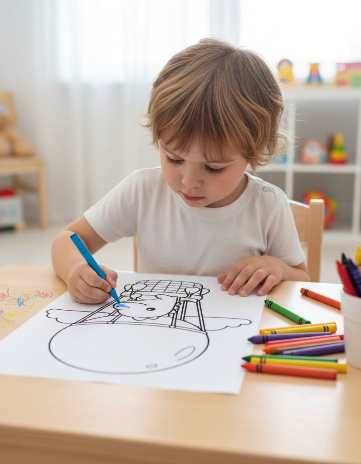 Dino Friends Printable Coloring Book – 20 Kawaii Dinosaur Pages (PDF Download) Affordable ABA Materials