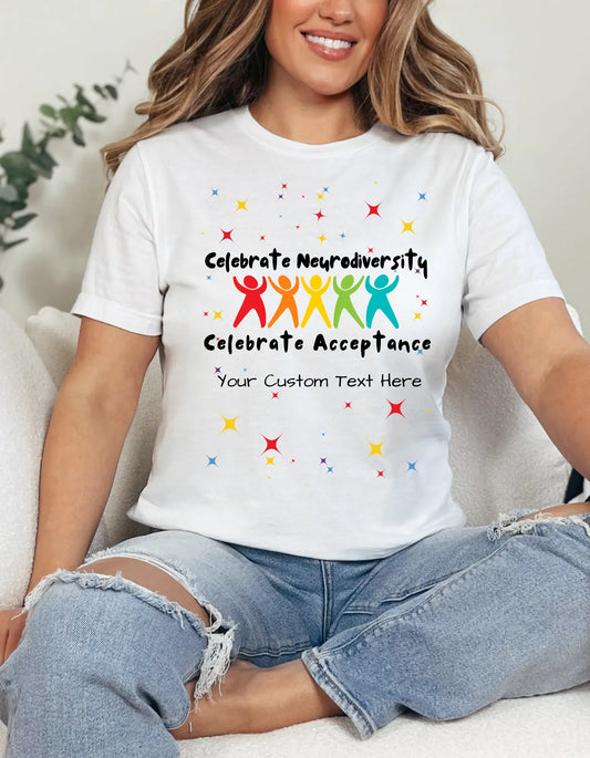 Celebrate Neurodiversity with this Personalized unisex Shirt Walking for Autism Acceptance and Awareness Affordable ABA Materials