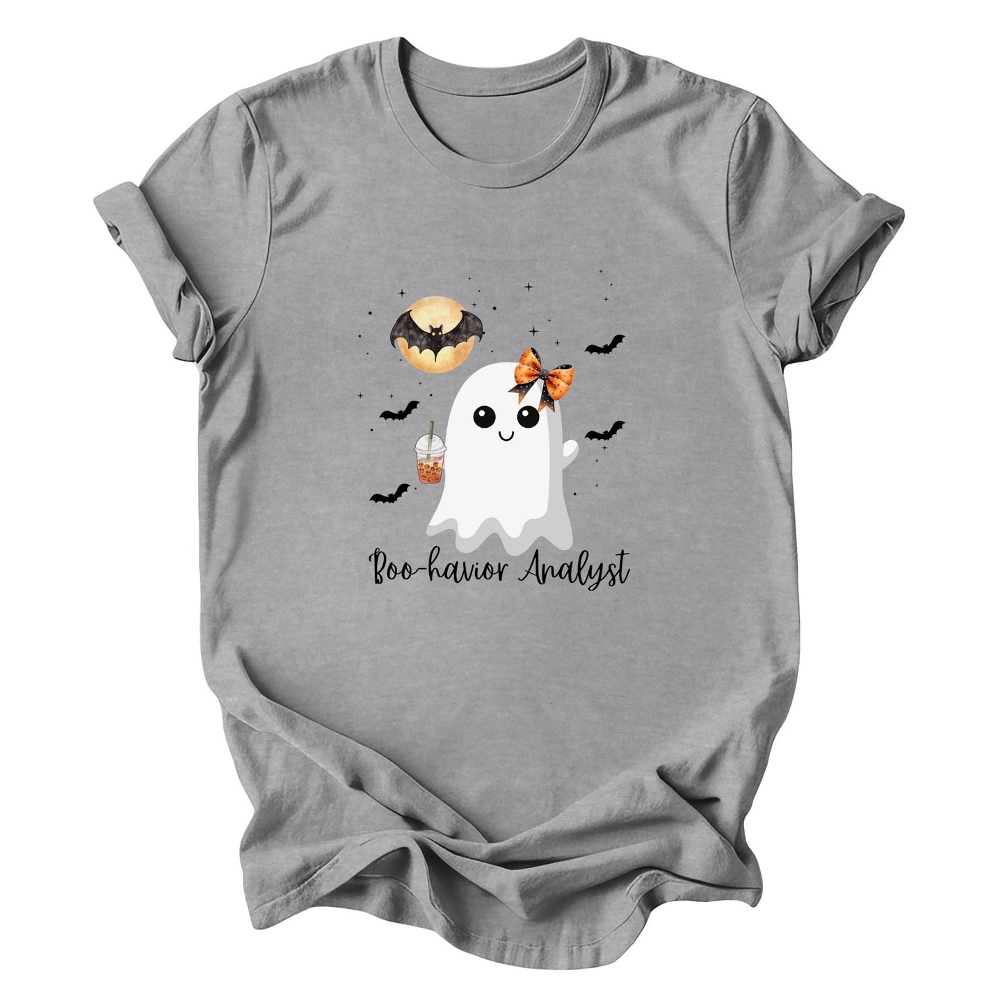 Cute Halloween Ghost Unisex Shirt for Behavior Analysts Printify