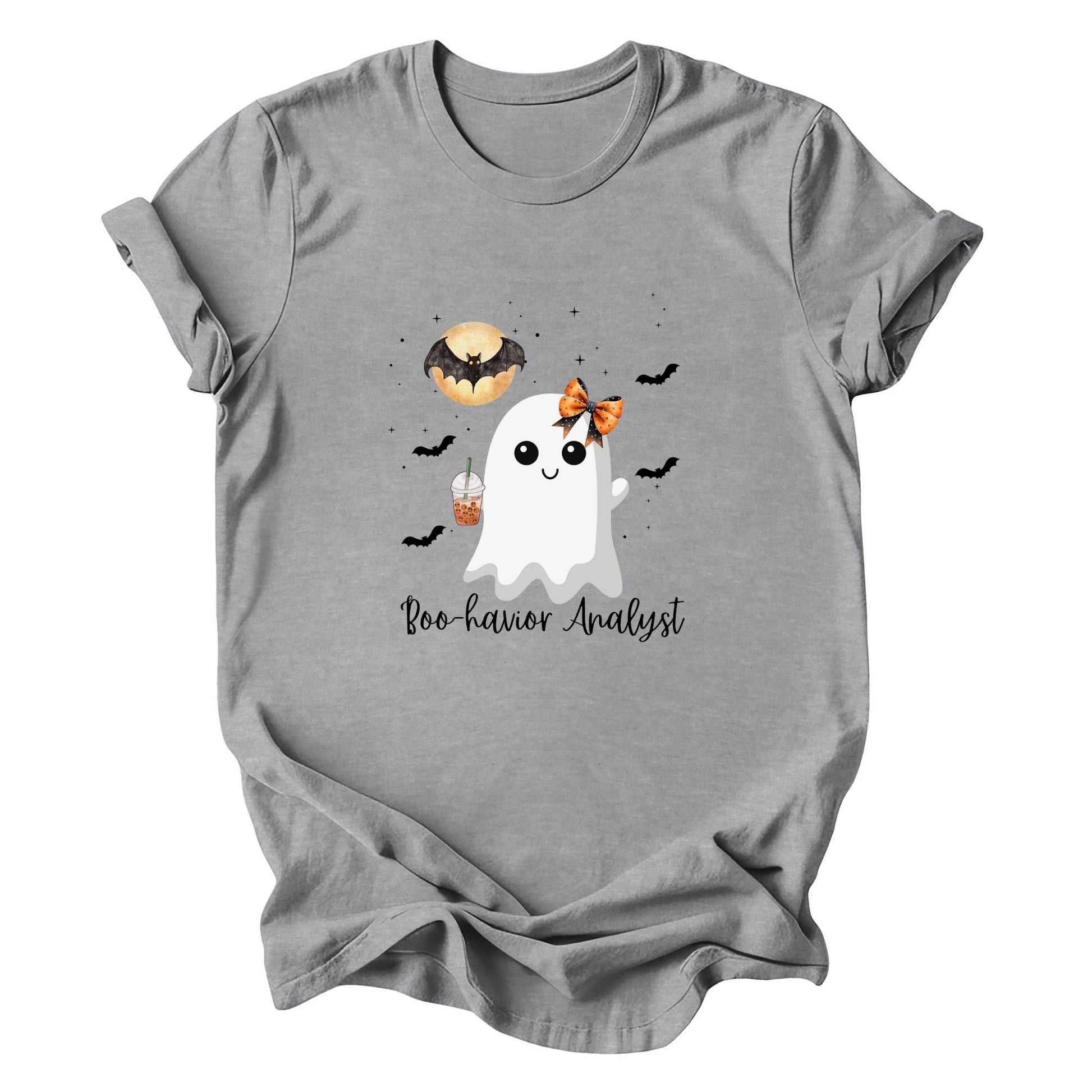 Cute Halloween Ghost Unisex Shirt for Behavior Analysts Printify