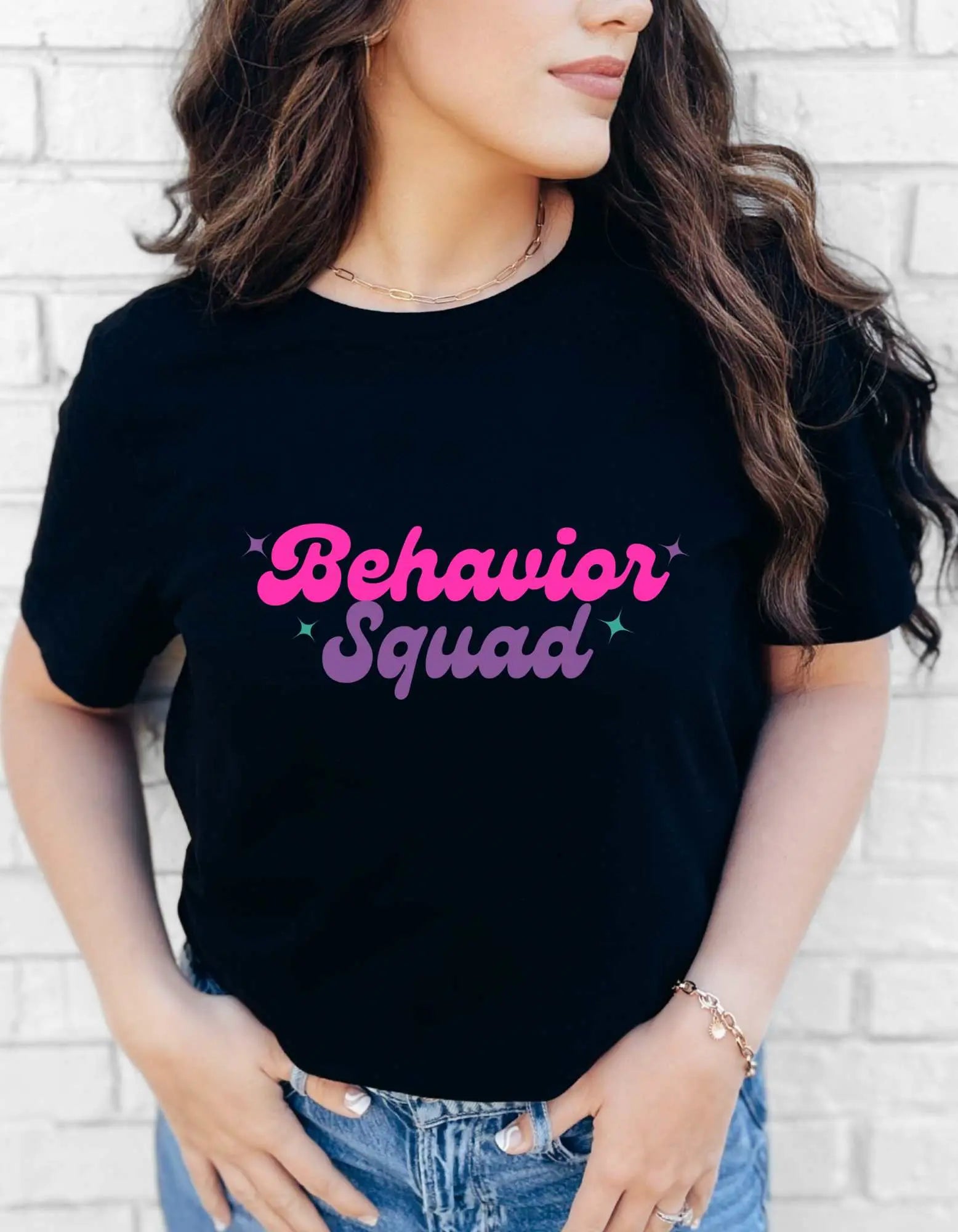 Behavior Squad ABA Team T-Shirt - Customizable Name Option Unisex Fit