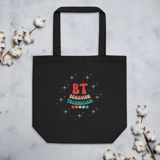 Behavior Technician Tote Bag- Cute BT Tote Bag Sparkly Bag with Optional Personalization Perfect Gift for Behavior Techs Affordable ABA Materials