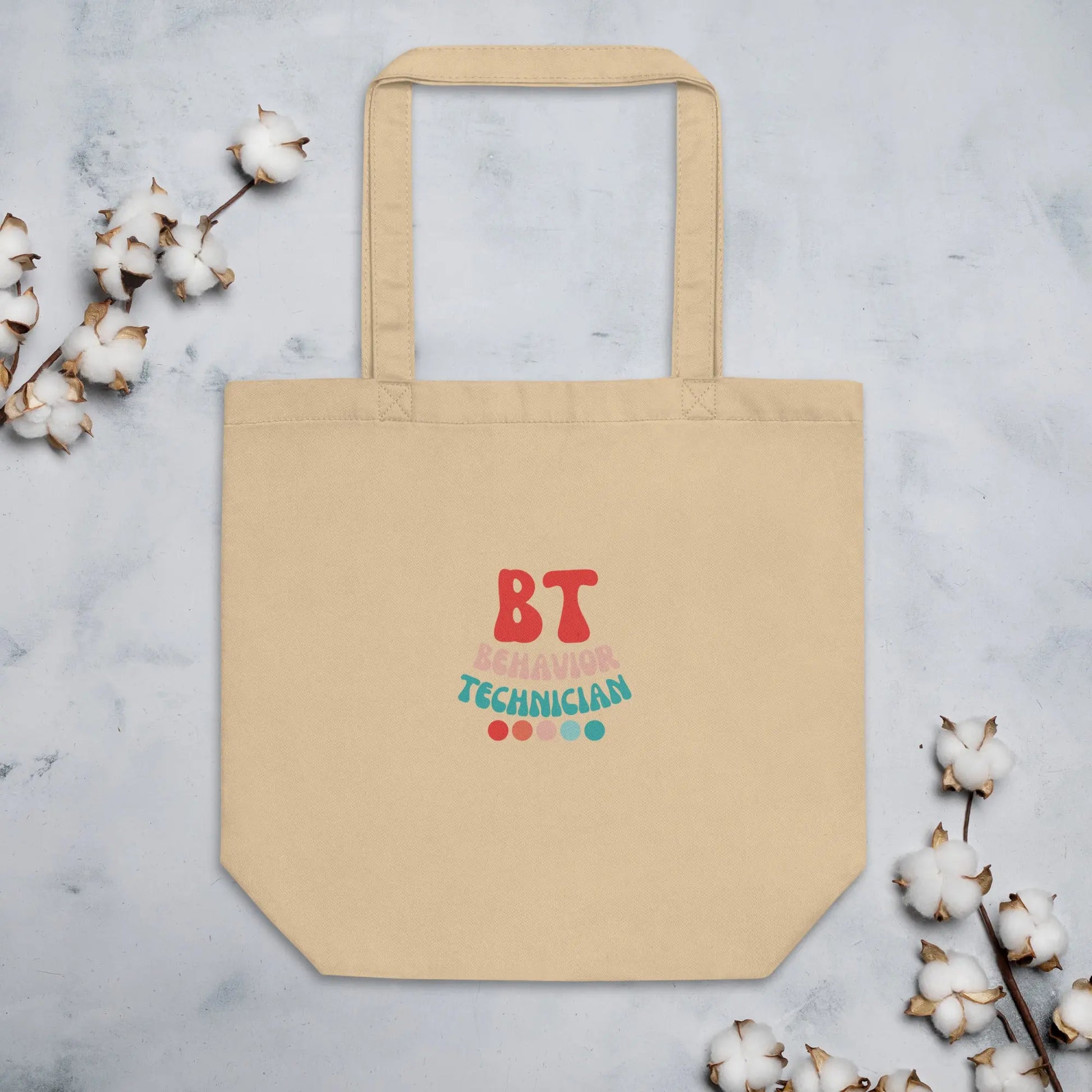 Behavior Technician Tote Bag- Cute Behavior Interventionist Bag Perfect Gift for Behavior Techs with Option to Personalization ABA Therapist Present Affordable ABA Materials