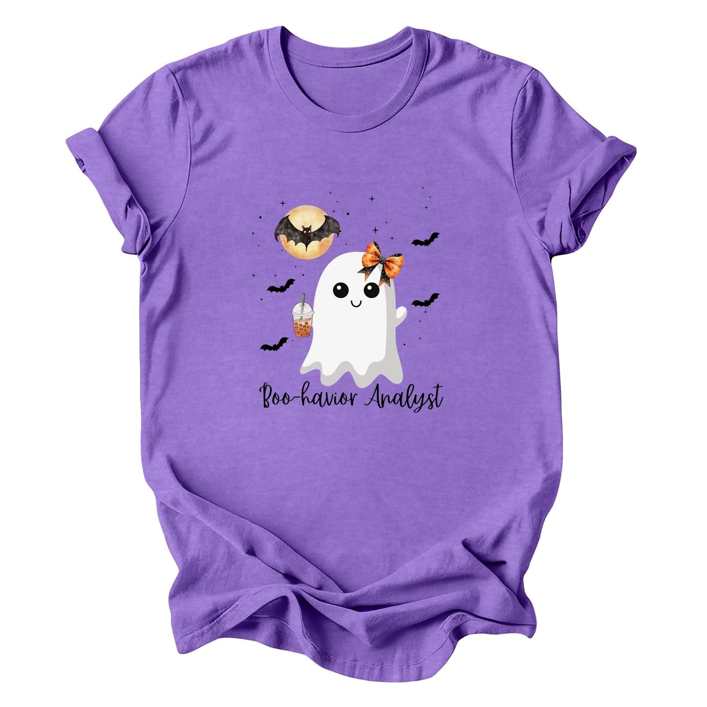 Cute Halloween Ghost Unisex Shirt for Behavior Analysts Printify