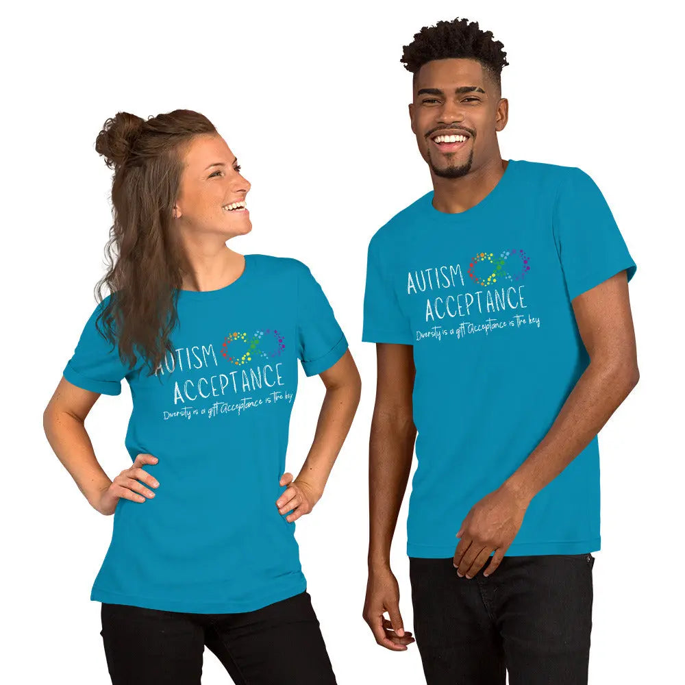 Empowering Unisex Shirt for Autism Acceptance -Spread the Message of Diversity & Acceptance for Supporters of the Autism Community Affordable ABA Materials