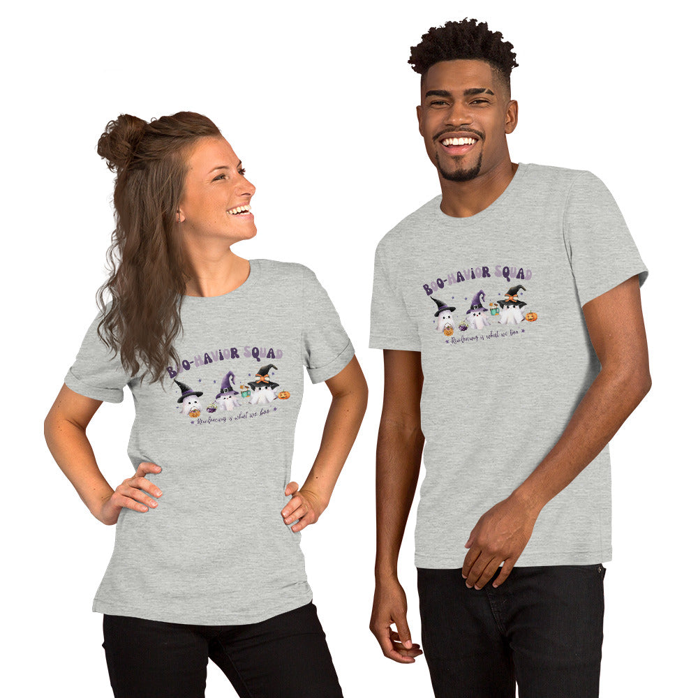 ABA Team Halloween T-Shirt- Cute Boo-havior Squad Unisex t-shirt Affordable ABA Materials