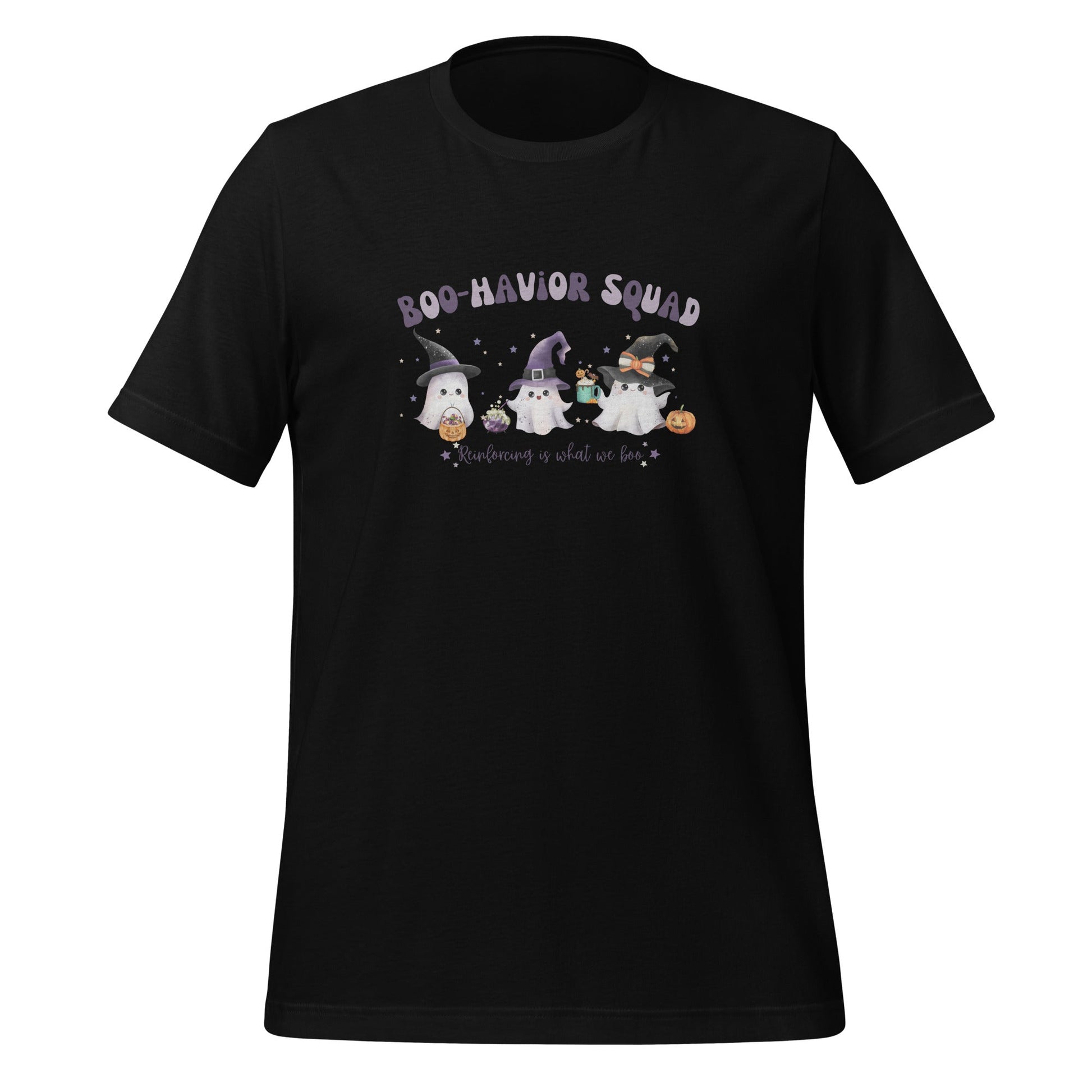 ABA Team Halloween T-Shirt- Cute Boo-havior Squad Unisex t-shirt Affordable ABA Materials