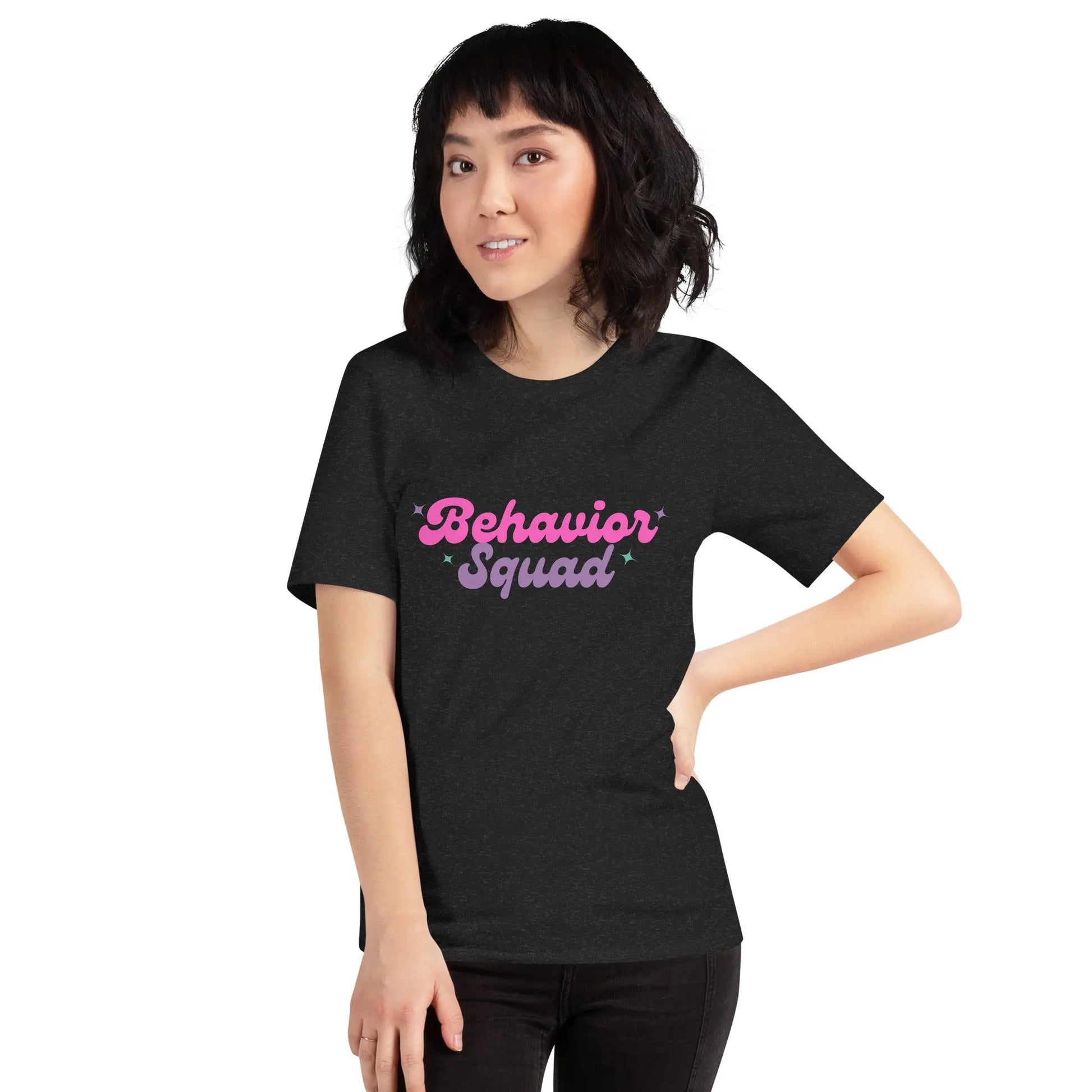 Behavior Squad ABA Team T-Shirt - Customizable Name Option Unisex Fit Affordable ABA Materials