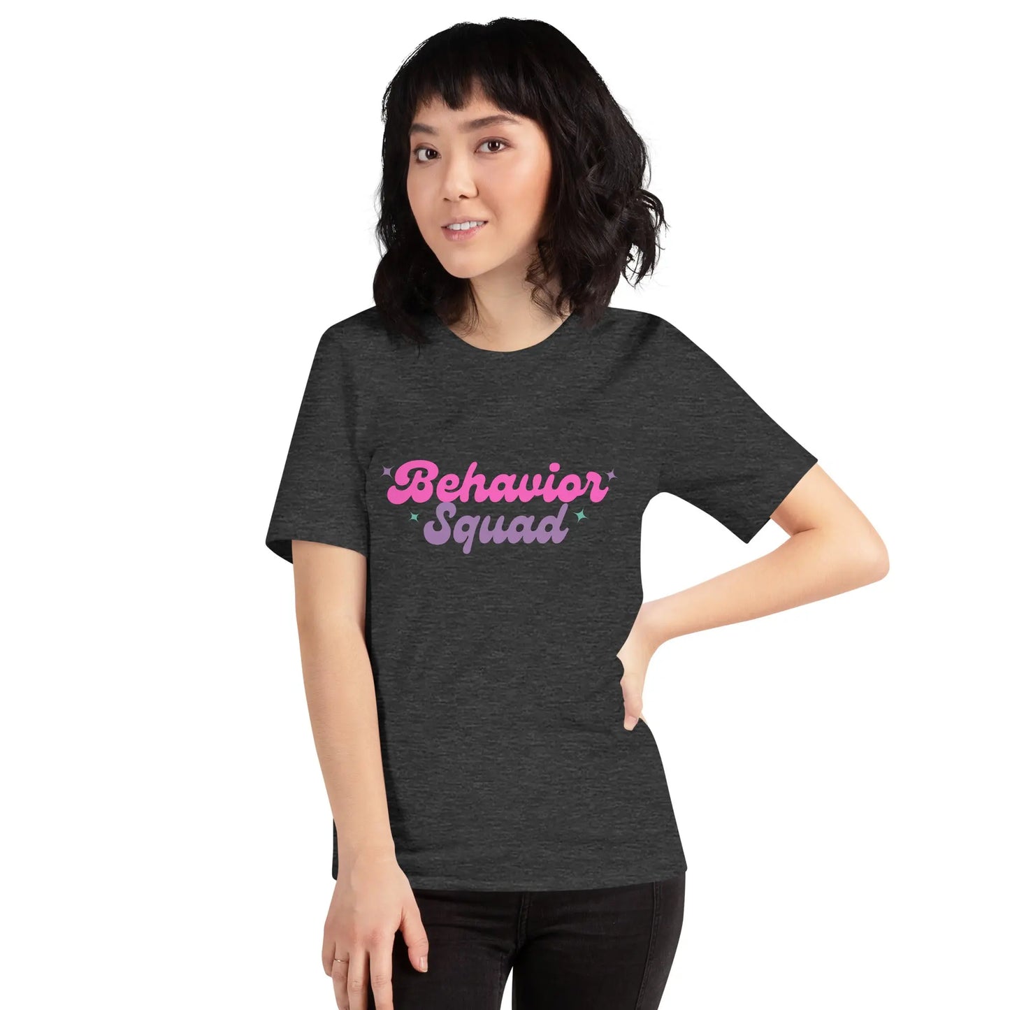 Behavior Squad ABA Team T-Shirt - Customizable Name Option Unisex Fit Affordable ABA Materials