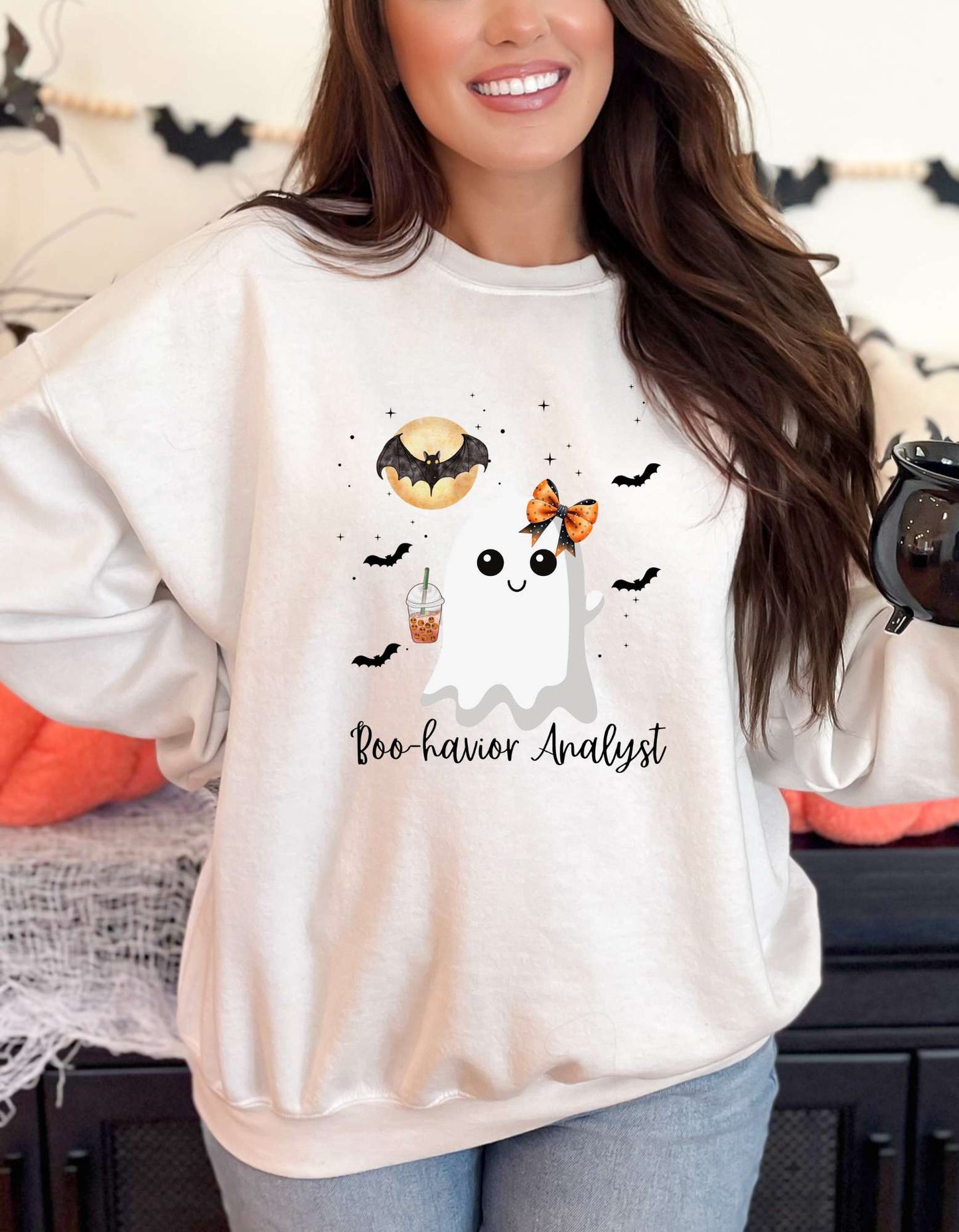 Boo-havior Analyst Halloween Sweatshirt Printify